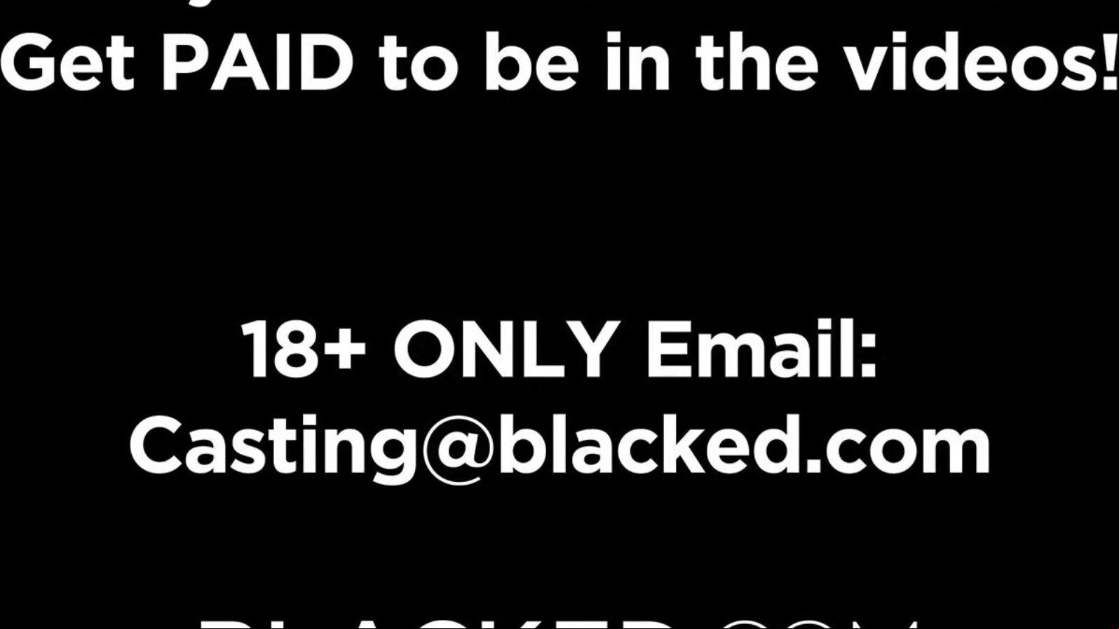 BLACKED RAW - all this babe Wanted was to be ed around by 4 Black Guys